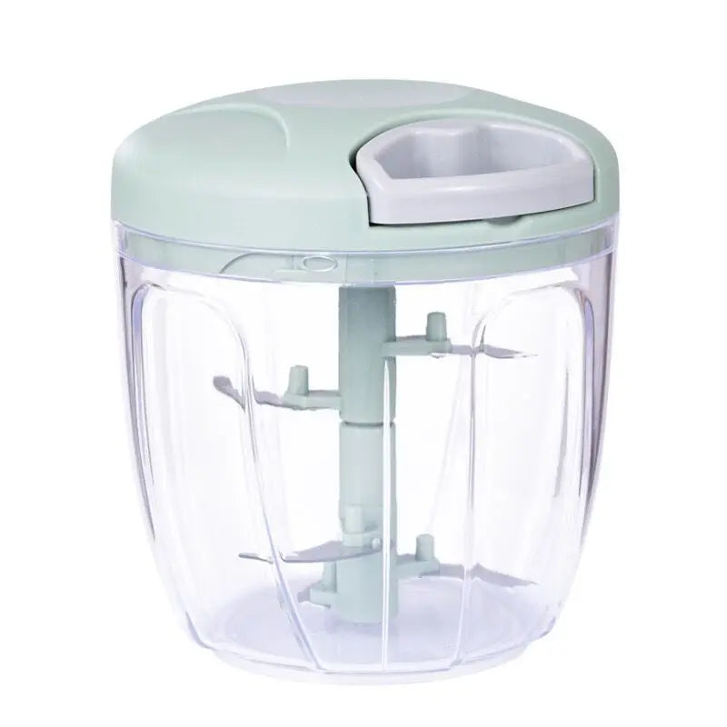 500/900ML Garlic Chopper Meat Grinder Manual Rotate Vegetable Cutter Mincer Slicer Fruit Garlic Crusher Kitchen Gadget Blenders