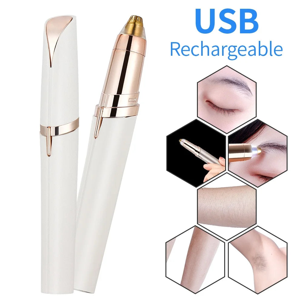 Portable Electric Women's Trimmer Mini Epilator Facial Shaver Antarctic Hair Removal