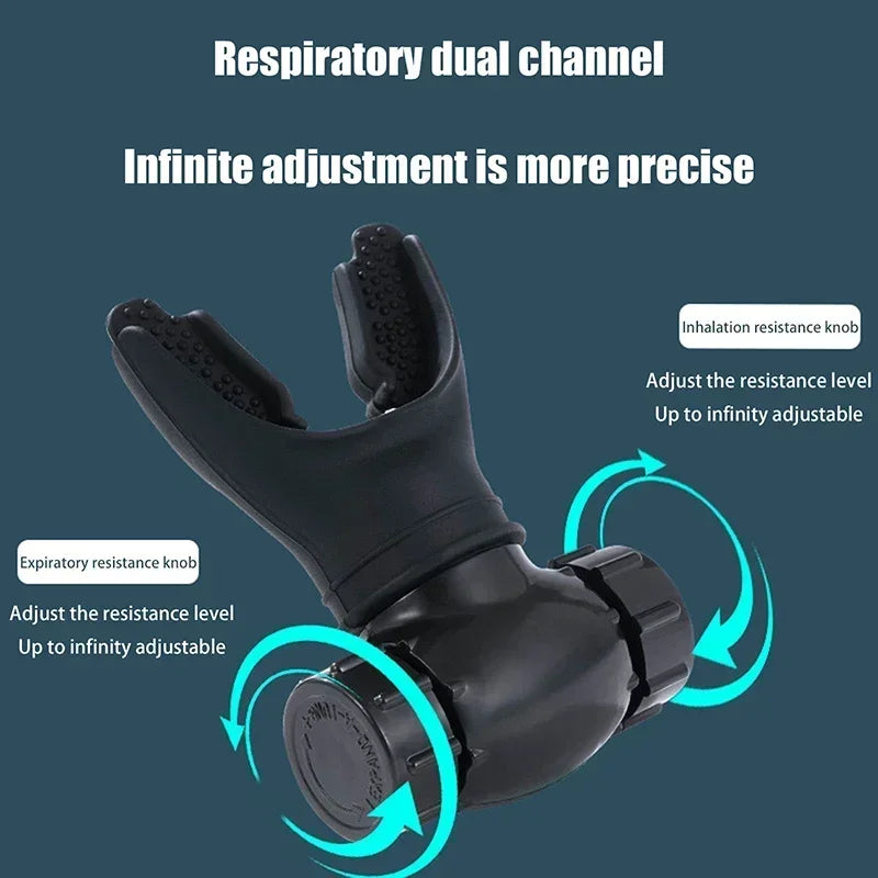 Physiotherapy and Rehabilitation Exercises, Heart and Lung Shape Sports Exercise Equipment, Portable Breathing Trainer, Muscle Training