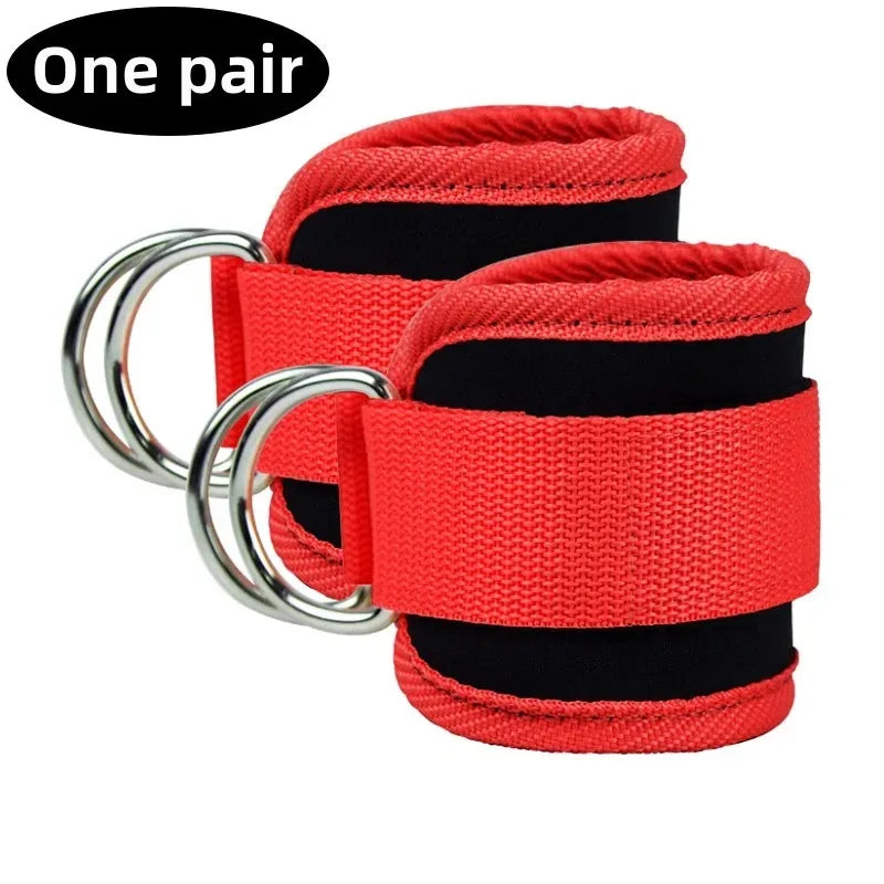 Resistance Bands Set, Ankle Straps, Adjustable Foot Support, Padded Cuff, Ankle Weights, Leg Training Brace, Yoga Sport Gym Equipment