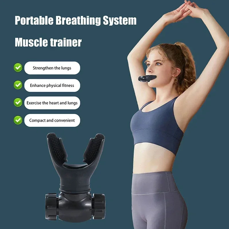 Physiotherapy and Rehabilitation Exercises, Heart and Lung Shape Sports Exercise Equipment, Portable Breathing Trainer, Muscle Training