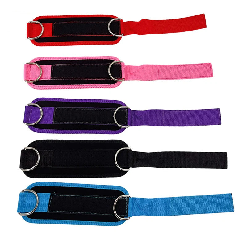 Resistance Bands Set, Ankle Straps, Adjustable Foot Support, Padded Cuff, Ankle Weights, Leg Training Brace, Yoga Sport Gym Equipment