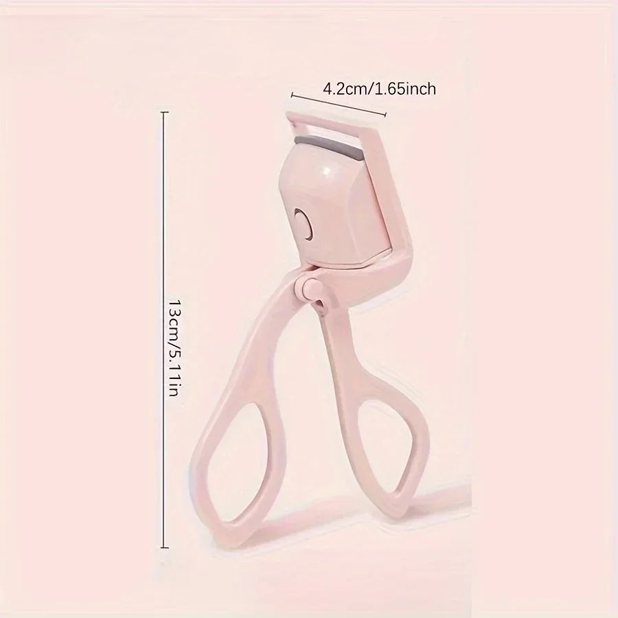 1pc Portable Electric Eyelash Curler, Professional Battery Operated Eyelash Curler for Effortless Eyelash Styling