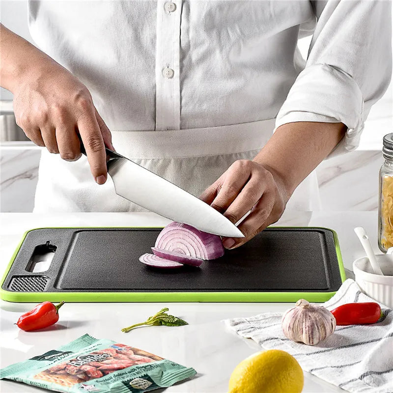 4 in 1 Defrosting Board, Miracle Melt Defrosting Board, Defrosting Tray, Double-Sided Cutting Board, for Defrosting Meat and Food