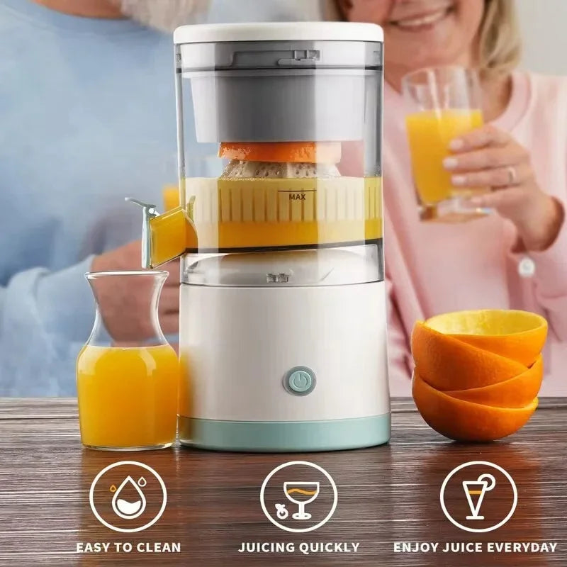Fully Automatic Fruit Extractor, Household Juicer, Portable Juice Machine, Residue Separation, Two-Way Spiral Juicer Cup