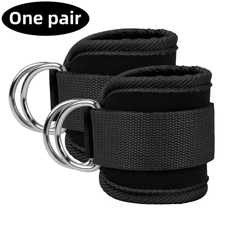 Resistance Bands Set, Ankle Straps, Adjustable Foot Support, Padded Cuff, Ankle Weights, Leg Training Brace, Yoga Sport Gym Equipment