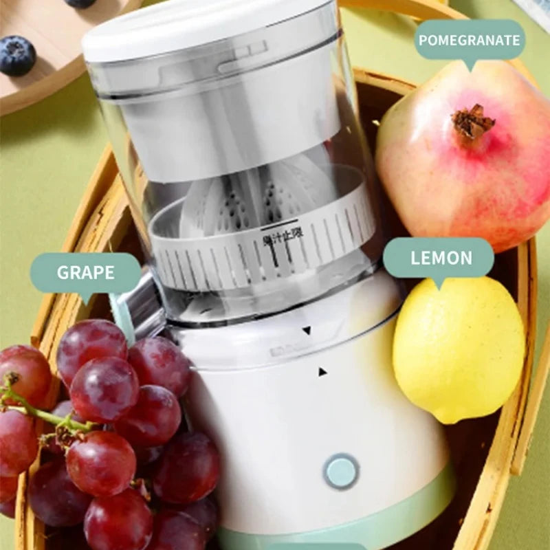 Fully Automatic Fruit Extractor, Household Juicer, Portable Juice Machine, Residue Separation, Two-Way Spiral Juicer Cup