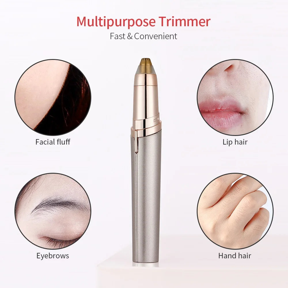 Portable Electric Women's Trimmer Mini Epilator Facial Shaver Antarctic Hair Removal