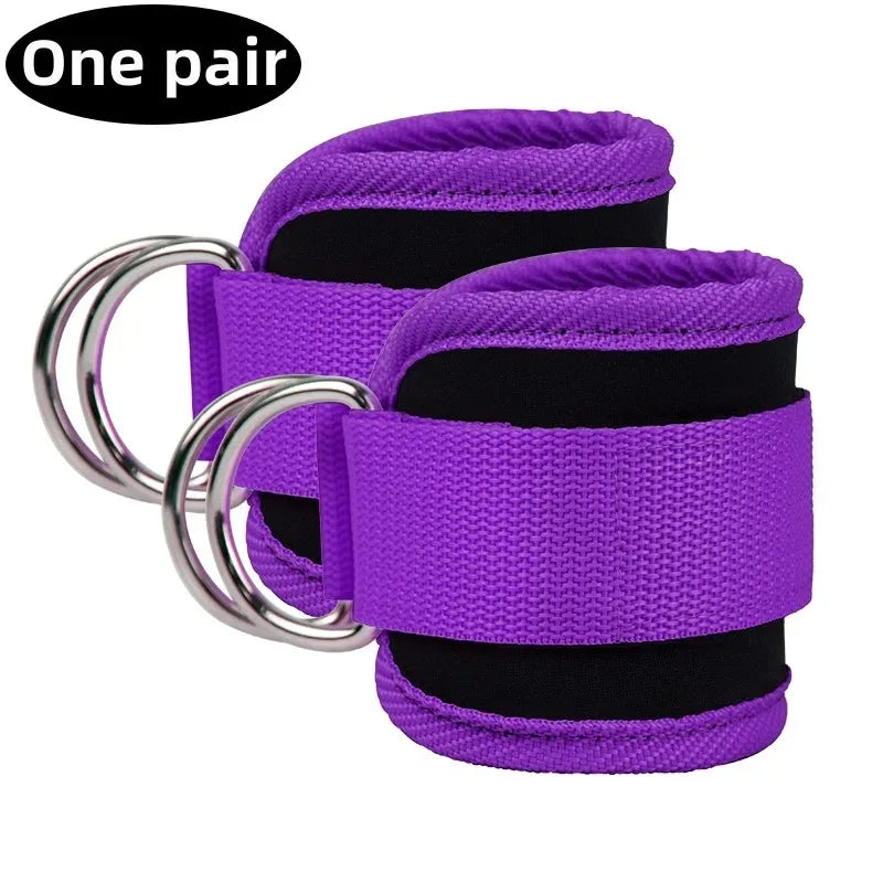 Resistance Bands Set, Ankle Straps, Adjustable Foot Support, Padded Cuff, Ankle Weights, Leg Training Brace, Yoga Sport Gym Equipment