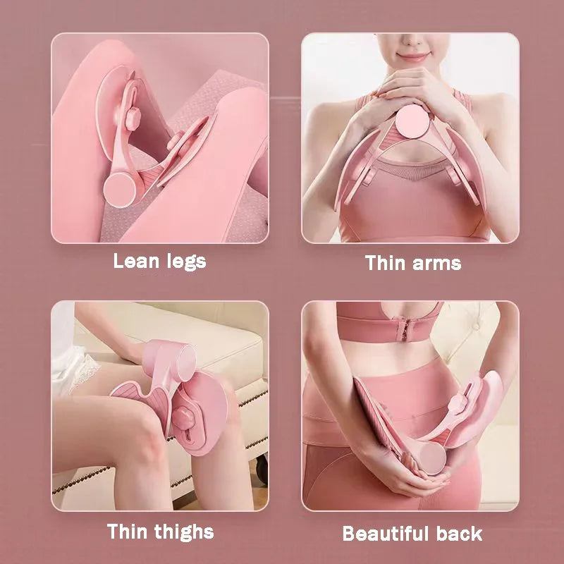 Yoga Leg Gripper, Pelvic Floor Muscle Trainer, Leg Slimming Tool, Inner Thigh Kegel Exerciser, Postpartum Repair Beauty for Women