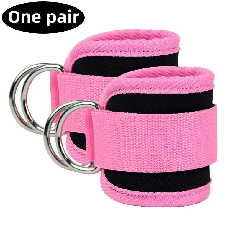Resistance Bands Set, Ankle Straps, Adjustable Foot Support, Padded Cuff, Ankle Weights, Leg Training Brace, Yoga Sport Gym Equipment 
