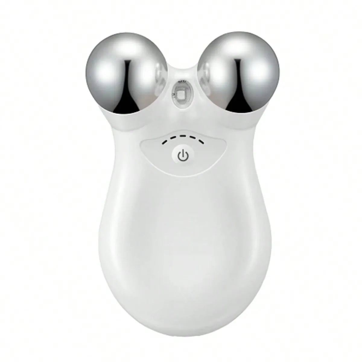 EMS Microcurrent Facial Massager Stainless Steel Double Head RF Therapy Massager Skin Lifting Firming Beauty Device 