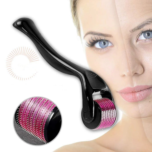 Derma Roller for Skin, Hair &amp; Beard - Titanium Micro Needle Roller for Women &amp; Men for Face &amp; Scalp, Safe &amp; Easy to Use 0.25mm