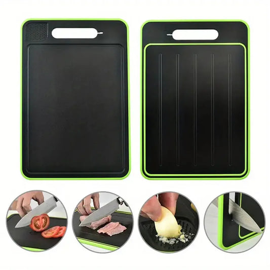 4 in 1 Defrosting Board, Miracle Melt Defrosting Board, Defrosting Tray, Double-Sided Cutting Board, for Defrosting Meat and Food