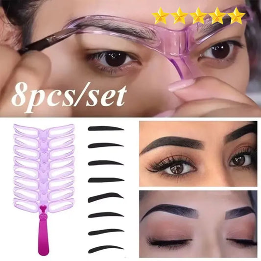 Eye Blogger Stencils, Projecting Kit, 8 Reusable Styles, with Handle, Best Sellers 