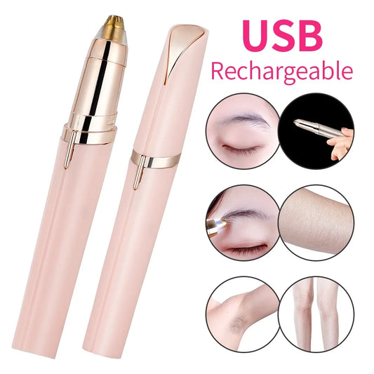 Portable Electric Women's Trimmer Mini Epilator Facial Shaver Antarctic Hair Removal 