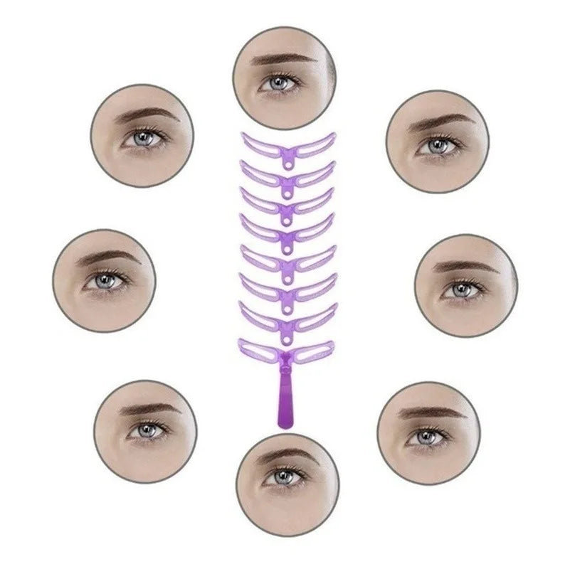 Eye Blogger Stencils, Projecting Kit, 8 Reusable Styles, with Handle, Best Sellers 