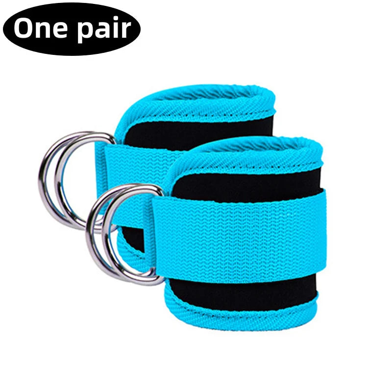 Resistance Bands Set, Ankle Straps, Adjustable Foot Support, Padded Cuff, Ankle Weights, Leg Training Brace, Yoga Sport Gym Equipment 